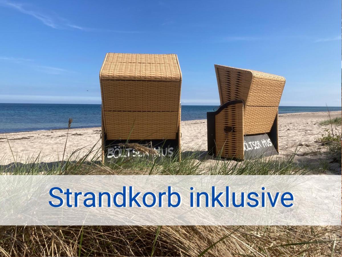 Boeltser Hus Ferienwohnungen Mit Strandkorb Und Kamin 10 Gehminuten Zum Kurtaxefreien Sandstrand Kraksdorf Экстерьер фото